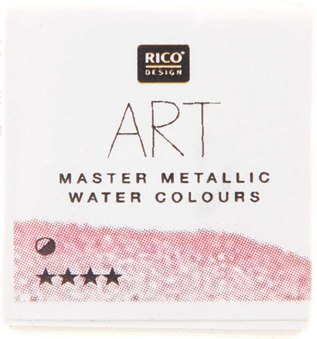 Rico Design ART Master Metallic Aquarellfarbe halbes Näpfchen Rosa