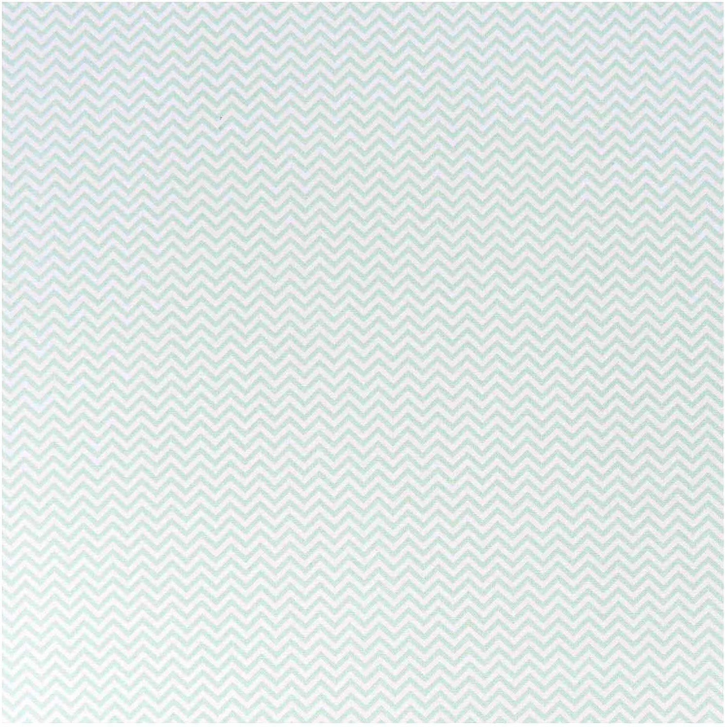 Rico Design Stoff Zickzack weiß-mint 50x140cm