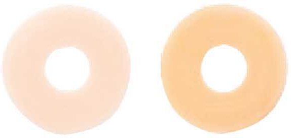 Rico Design Gummischeiben Mix gelb 6x1mm 60 Stück