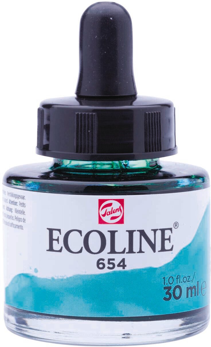 ECOLINE Flüssige Wasserfarbe 30ml Tannengrün