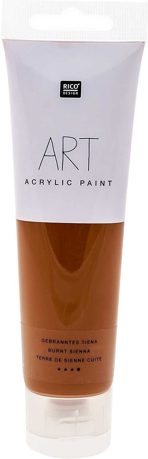 Rico Design ART Künstler Acrylfarbe 100ml Gebranntes Siena