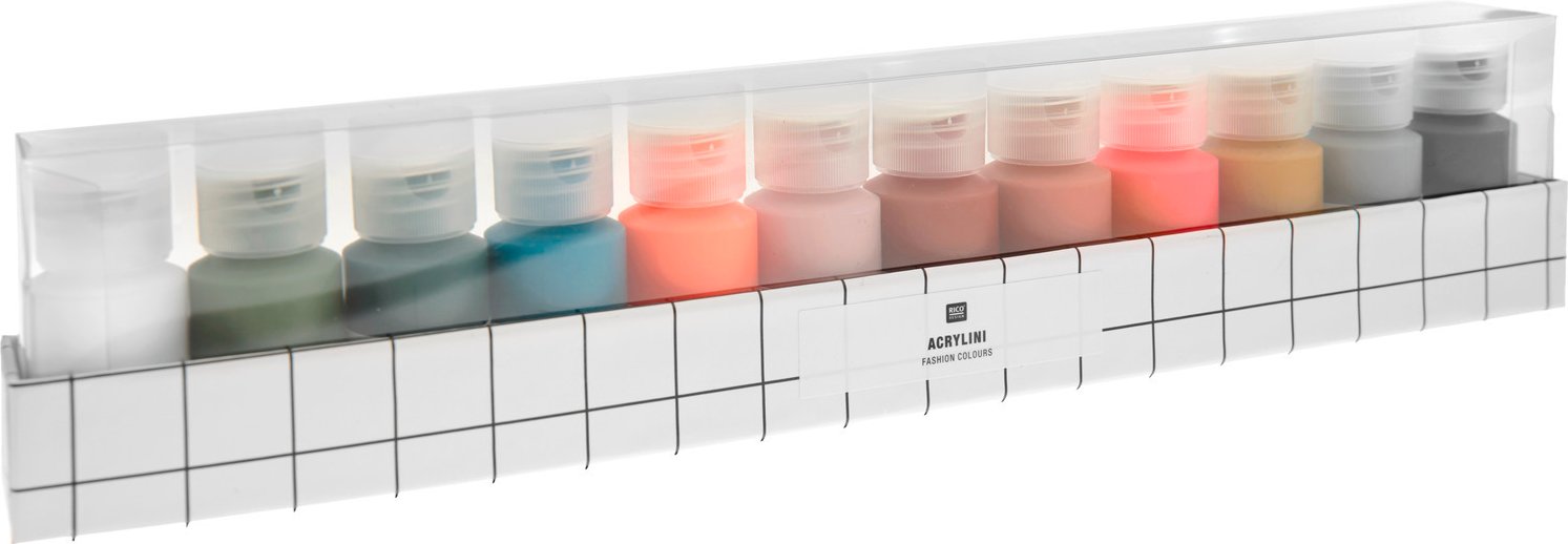 Rico Design Acrylini Acrylfarben Set Fashion Colours Fashion Colours