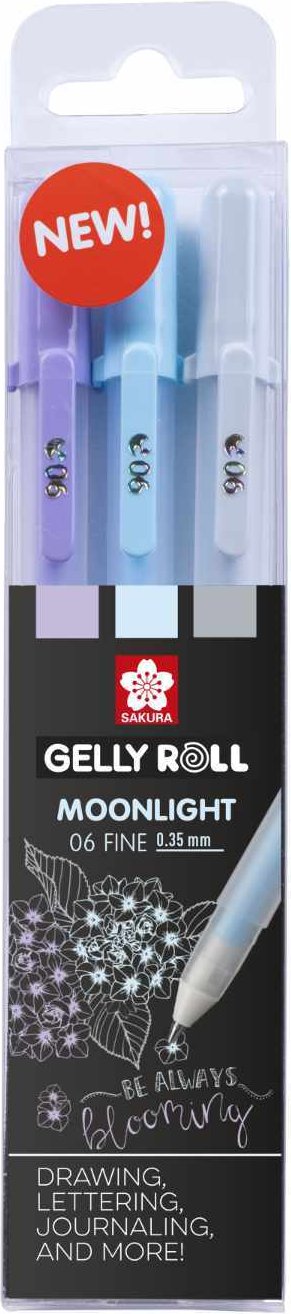 SAKURA Gelly Roll Moonlight Gelstifte Calm 3 Stück