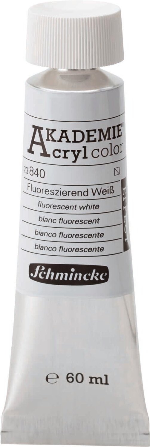 Schmincke Akademie Acrylcolor 60ml Fluoreszierend Weiß