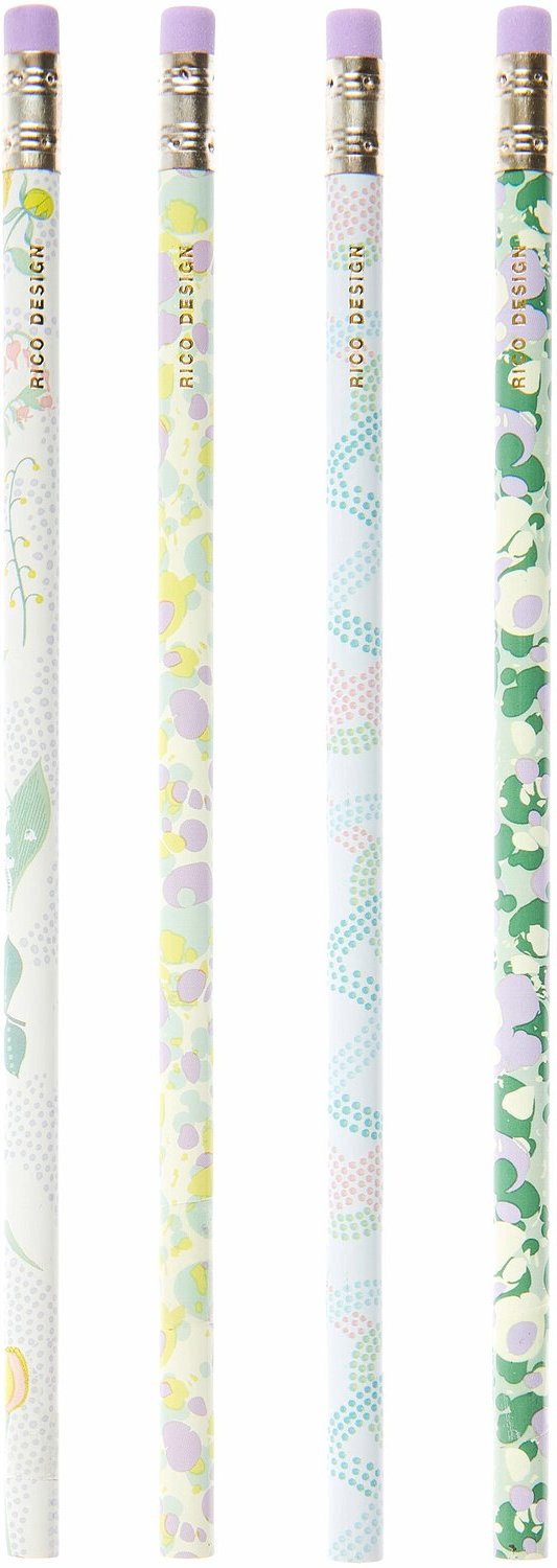 Rico Design Paper Poetry Bleistiftset Sky Blumen/Marble