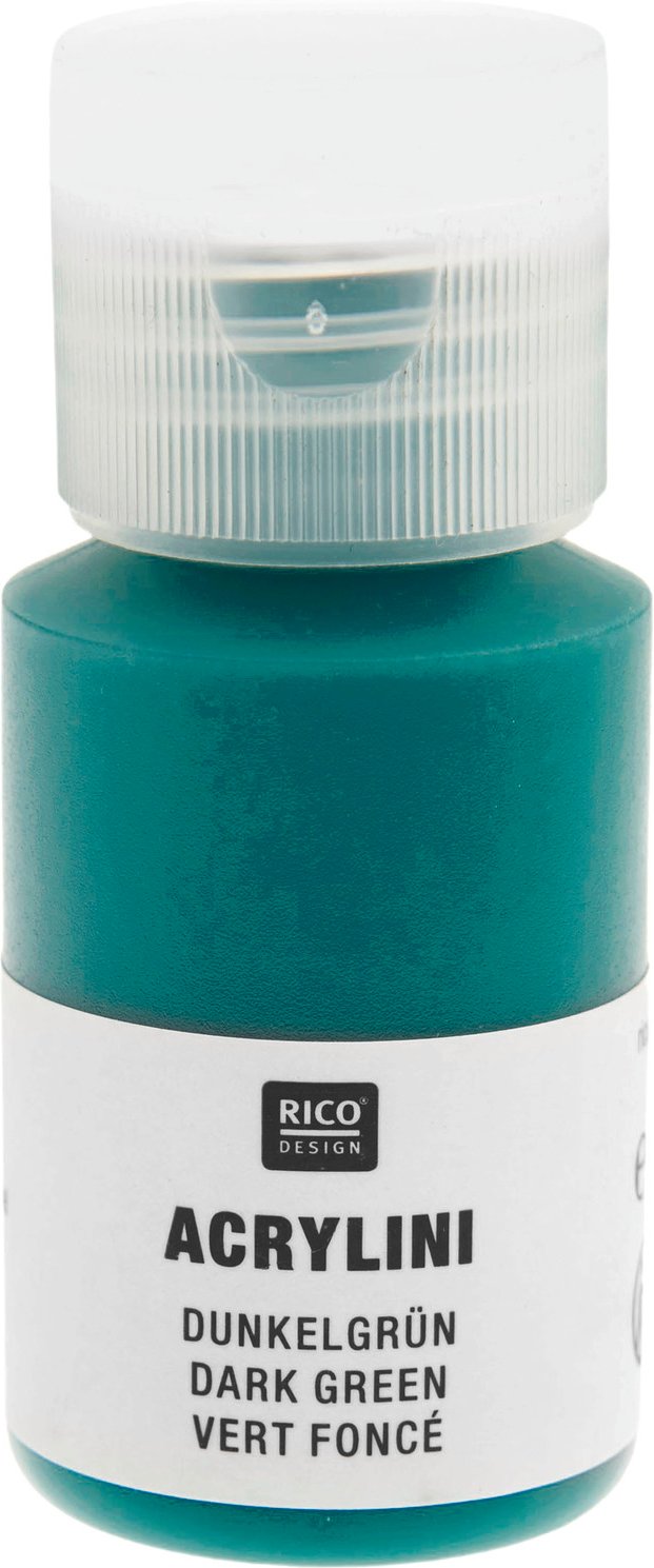 Rico Design Acrylini Acrylfarbe Dunkelgrün