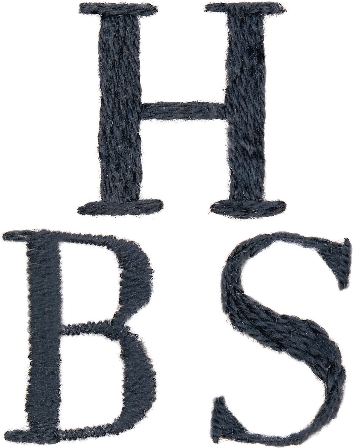 Rico Design Stick and Stitch Stickpackung Alphabet vorgezeichnet Schwarz