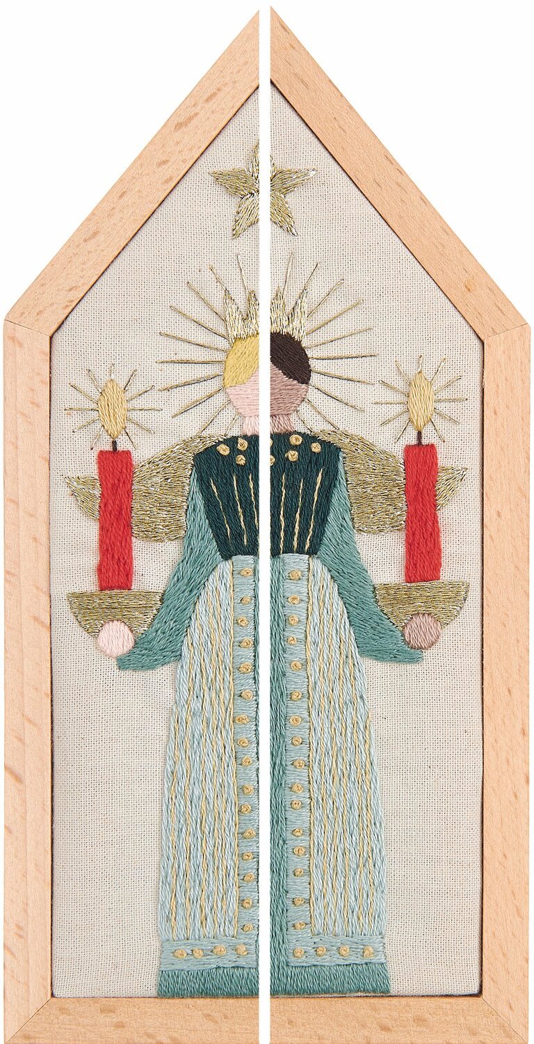 Rico Design Stickpackung Engel vorgezeichnet