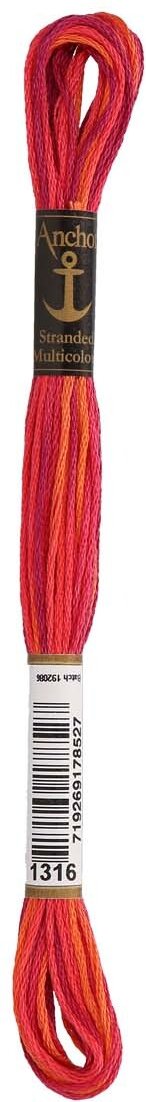 Anchor Coats Sticktwist multicolor 8m 01316 Red Fire