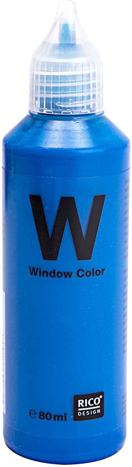 Rico Design Window Color transparent 80ml Königsblau