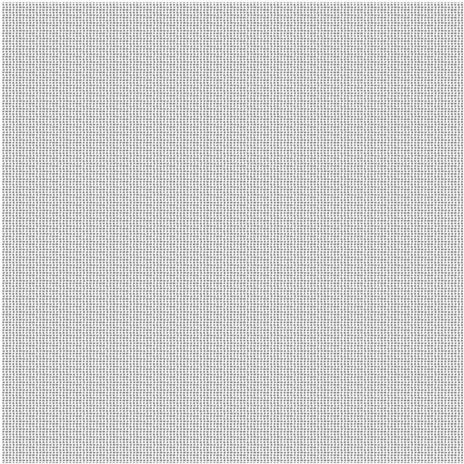 Rico Design Stoff gestrichelt weiß-grau 140cm