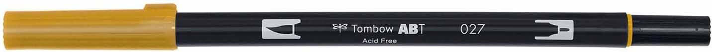 Tombow ABT Dual Brush Pen Dark Ochre 027