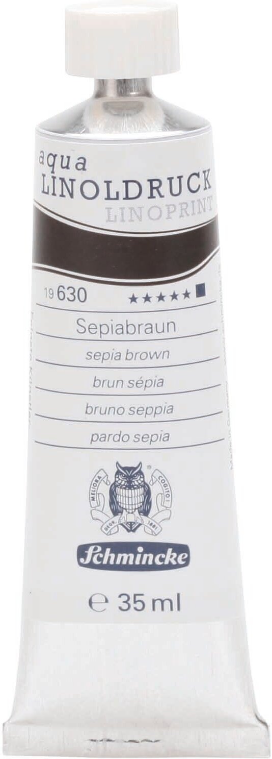 Schmincke Linoldruckfarbe Sepiabraun