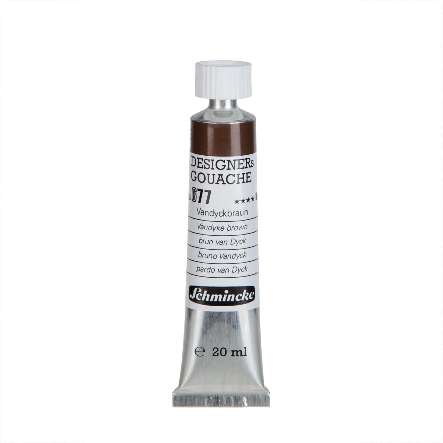 Schmincke Designers Gouache 20ml Vandyckbraun