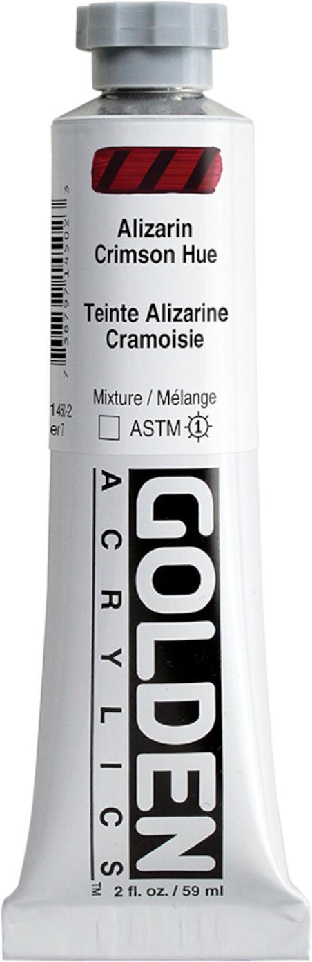 Golden Heavy Body Acrylfarbe Alizarinkarmesin