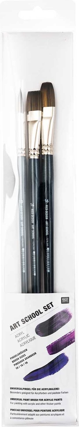 Rico Design Pinsel Art School Acryl Set 10 16