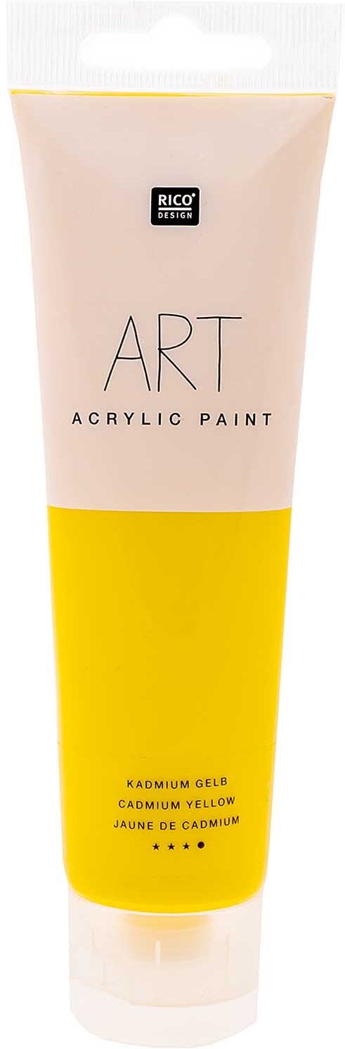 Rico Design ART Künstler Acrylfarbe 100ml Kadmium-Gelb