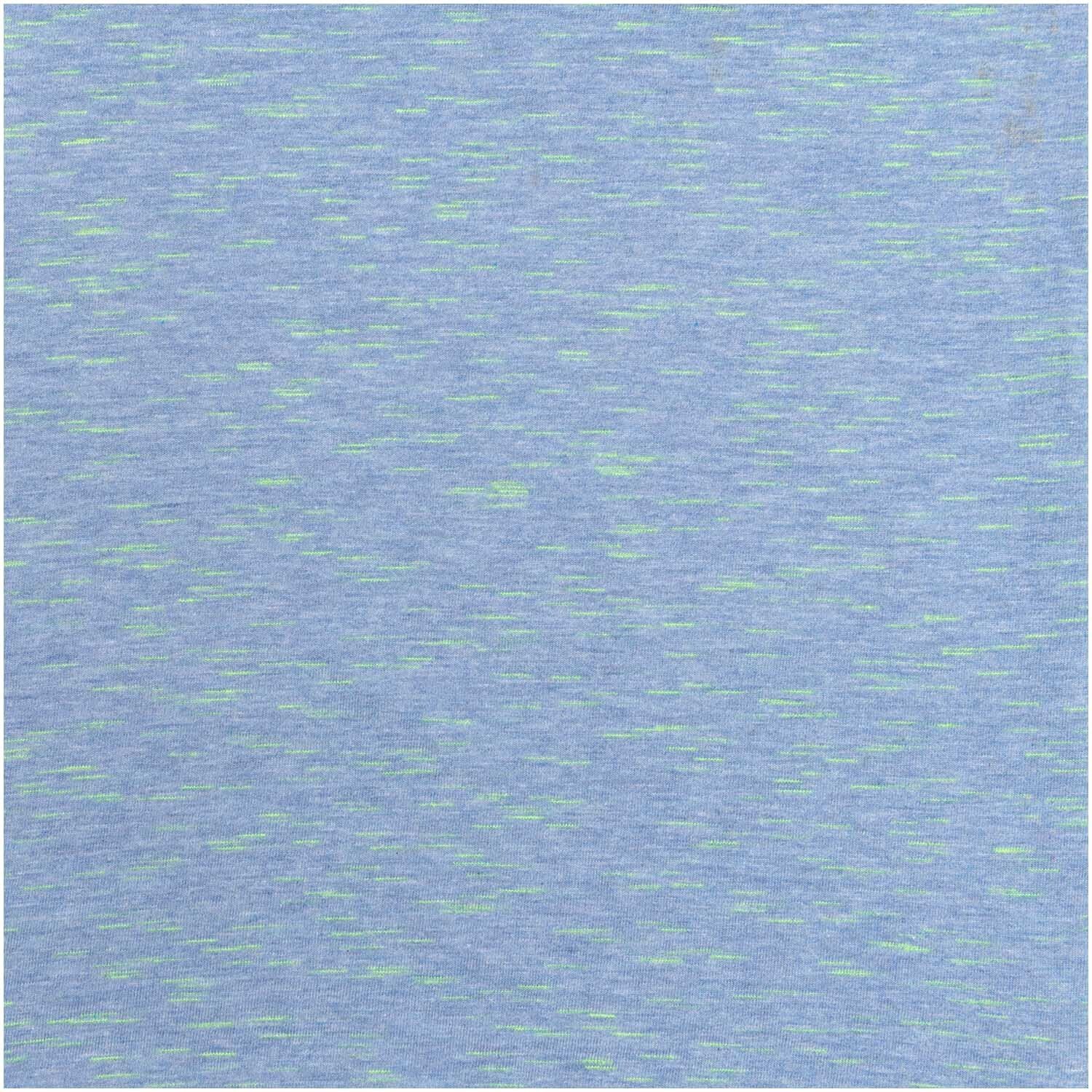 Rico Design Stoffabschnitt Jersey azur-neongrün 80x100cm