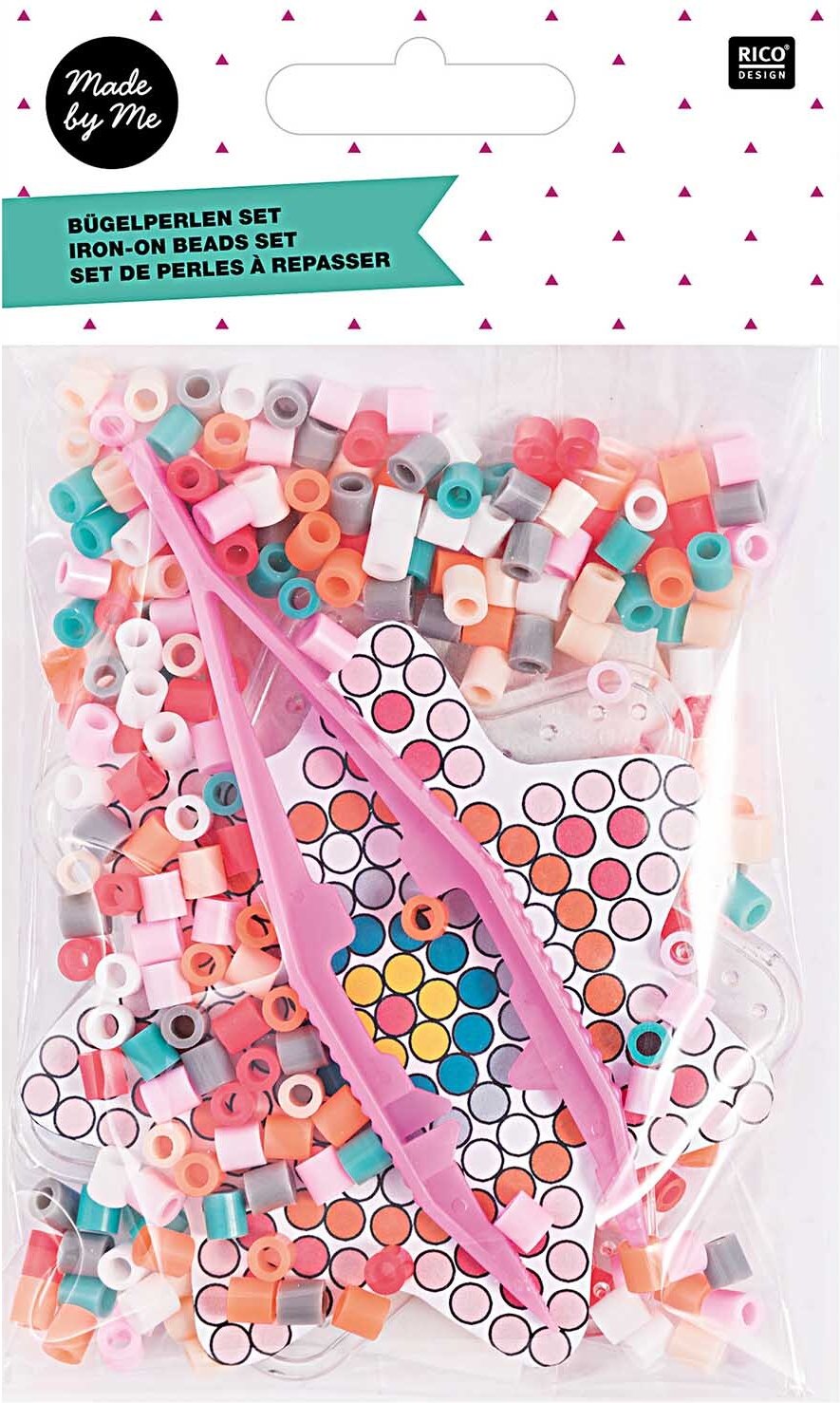 Bügelperlen Set Blume ca. 9x9cm