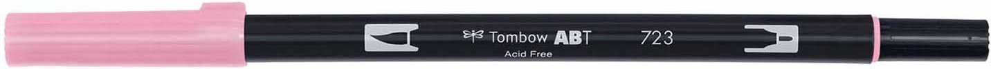 Tombow ABT Dual Brush Pen Pink 723