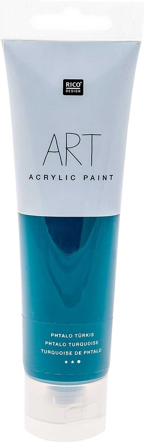 Rico Design ART Künstler Acrylfarbe 100ml Phtalo-Türkis