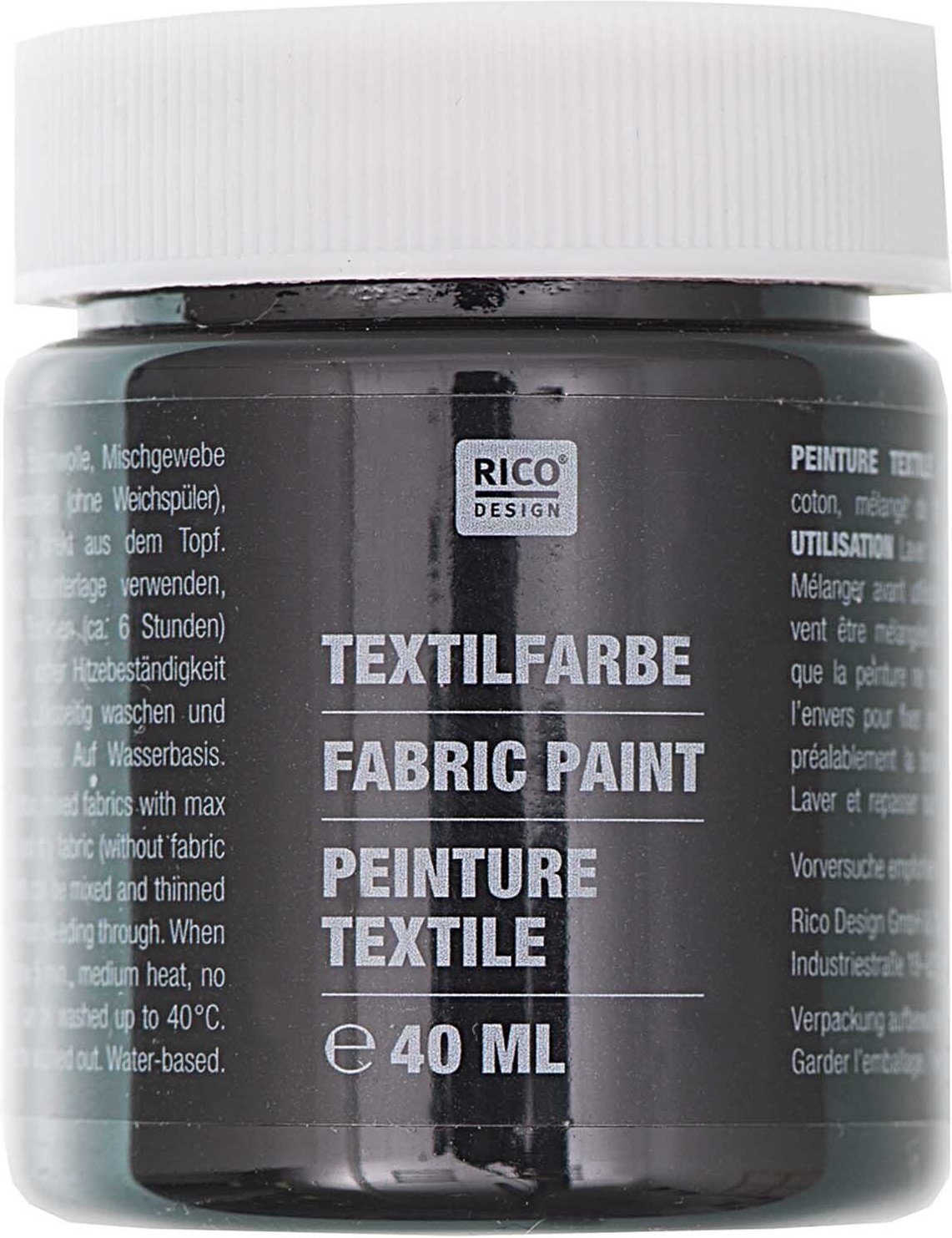 Rico Design Textilfarbe Schwarz