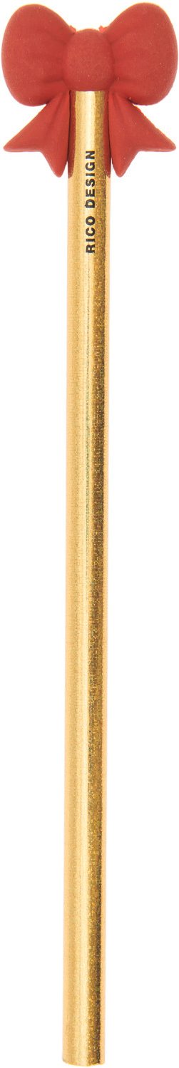 Rico Design Paper Poetry Bleistift mit Schleife Gold
