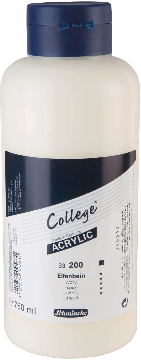 Schmincke College Studienacrylfarbe 750ml Elfenbein