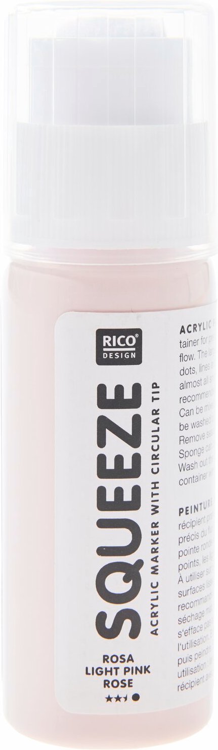 Rico Design Squeeze Acrylic Marker 60ml Hellrosa