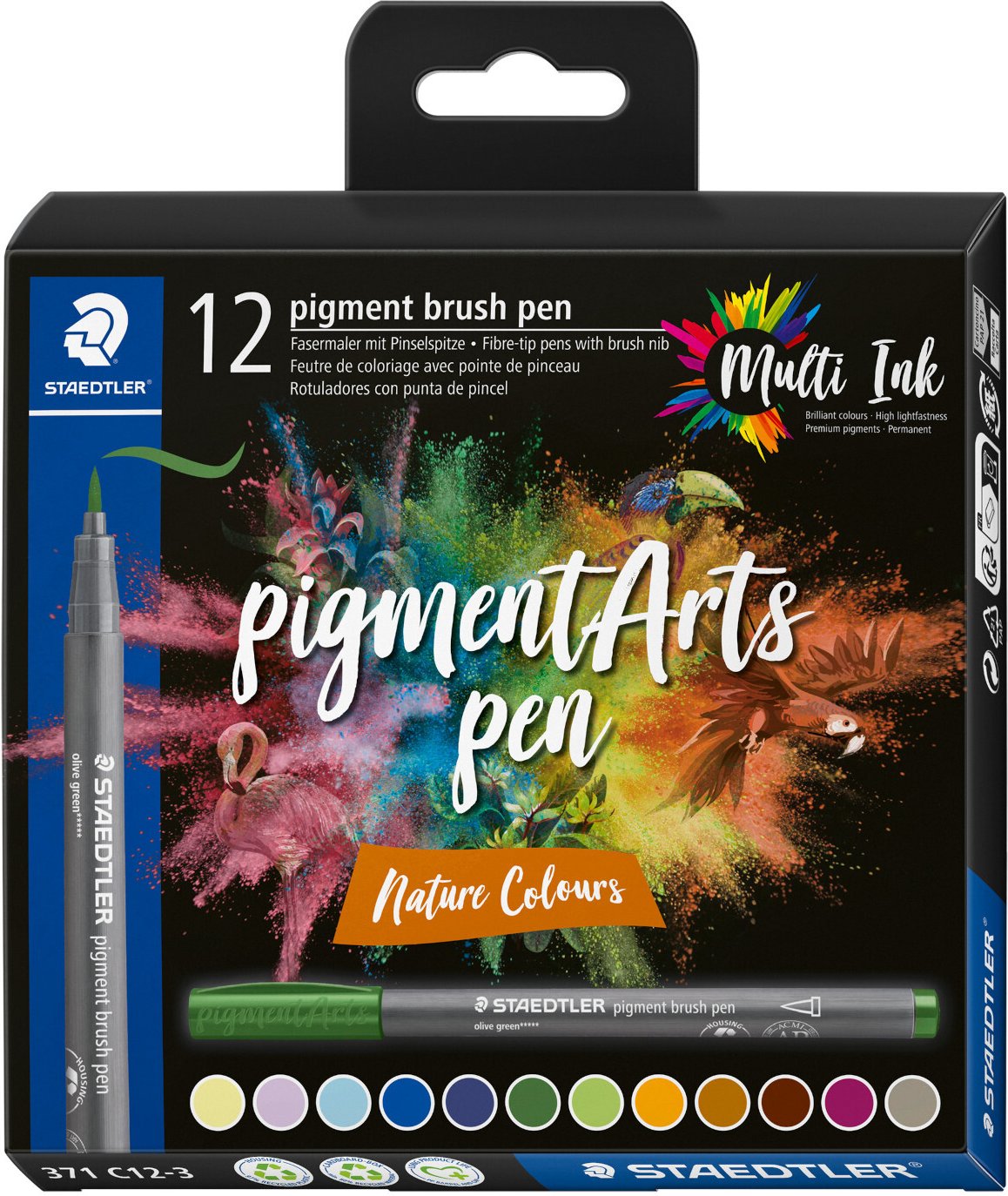 Staedtler Pigment Brush Pen Nature Set