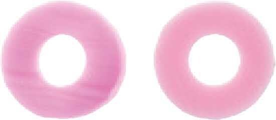 Rico Design Gummischeiben Mix flieder 6x1mm 60 Stück