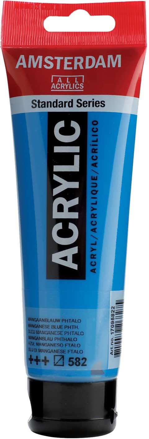 AMSTERDAM Acrylfarbe 120ml Manganblau Phthalo