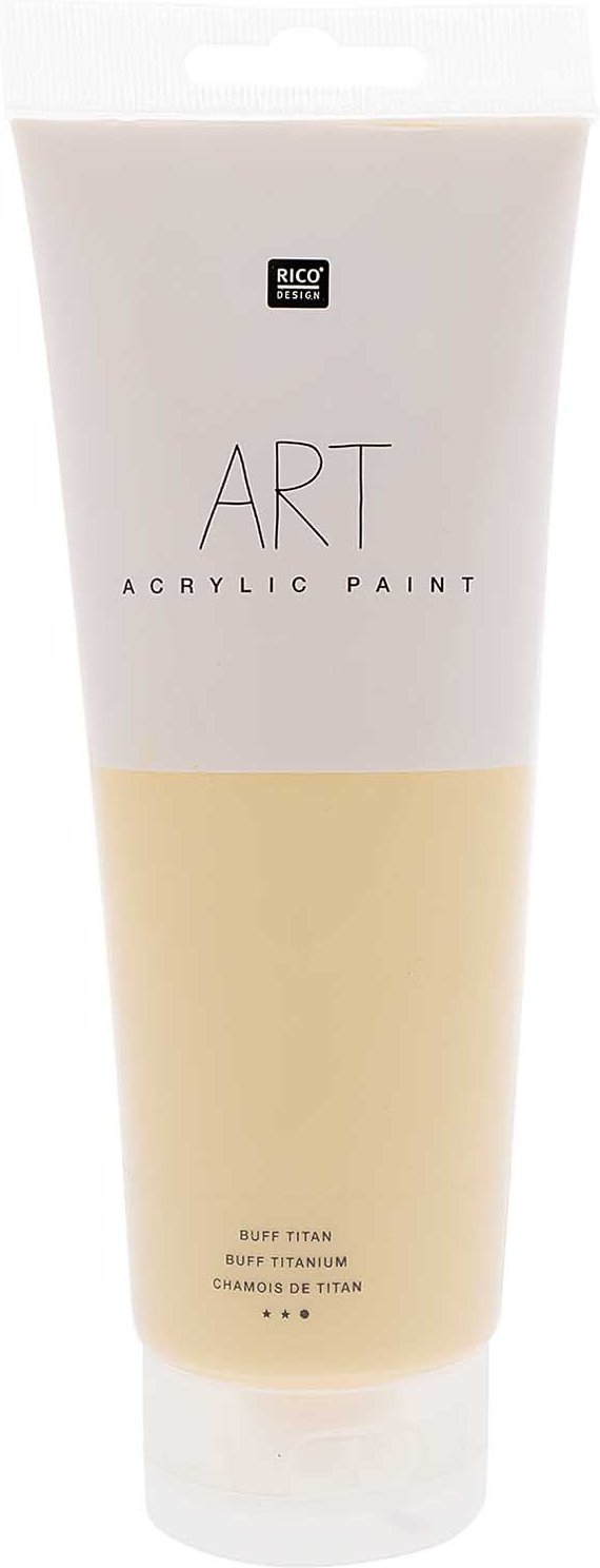 Rico Design ART Künstler Acrylfarbe 250ml Buff-Titan