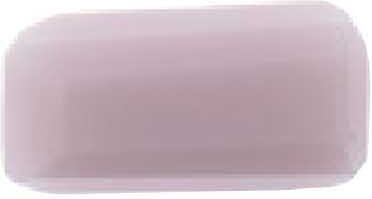 Rico Design Glasschliffperle hellgrau 7x3mm 15 Stück