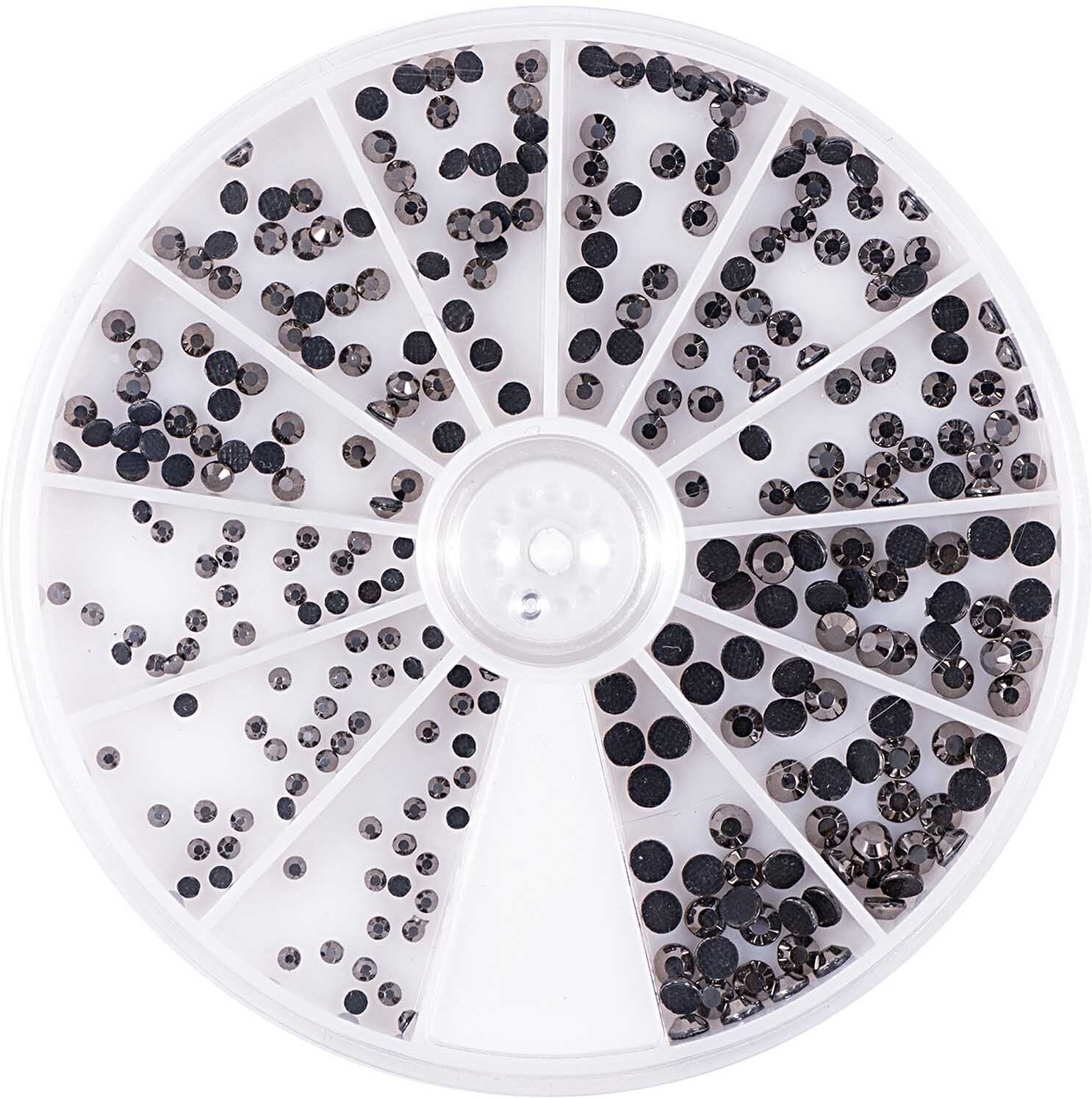 Rico Design Strasssteine silber 2-5mm zum Aufbügeln