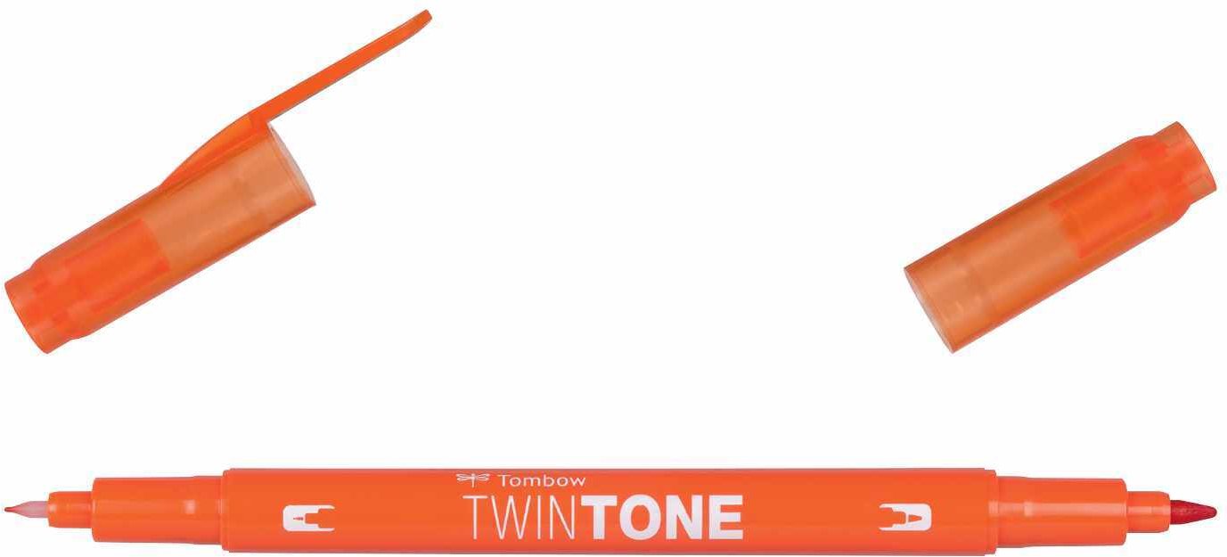 Tombow TwinTone Fasermaler Carrot Orange