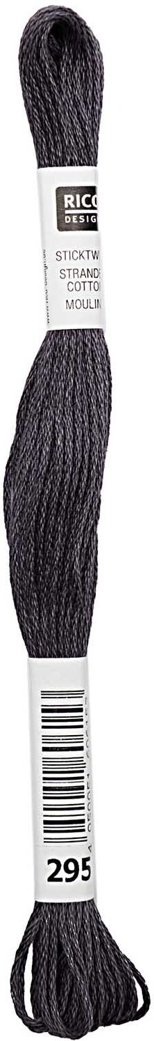 Rico Design Sticktwist 8m 295 Dunkelgrau