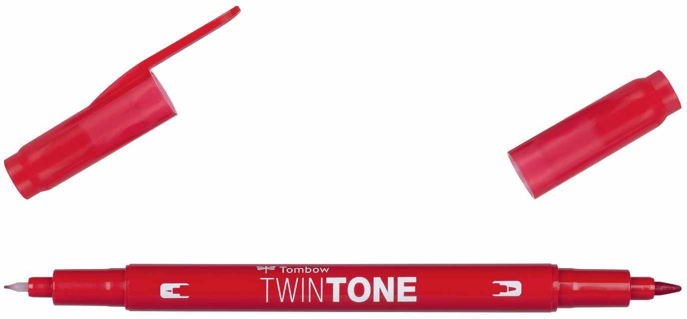 Tombow TwinTone Fasermaler Strawberry Red