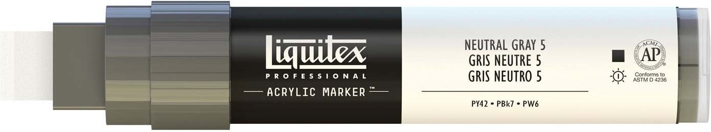Liquitex Paint Acryl Marker 8-15mm Neutralgrau 5
