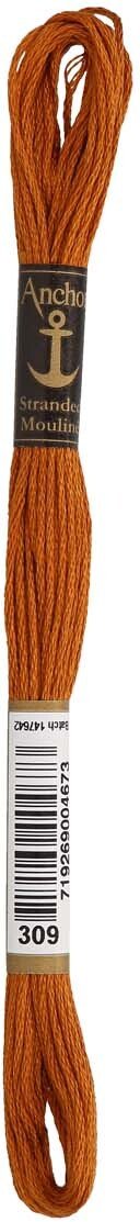 Anchor Coats Sticktwist 8m 00309 Goldbraun