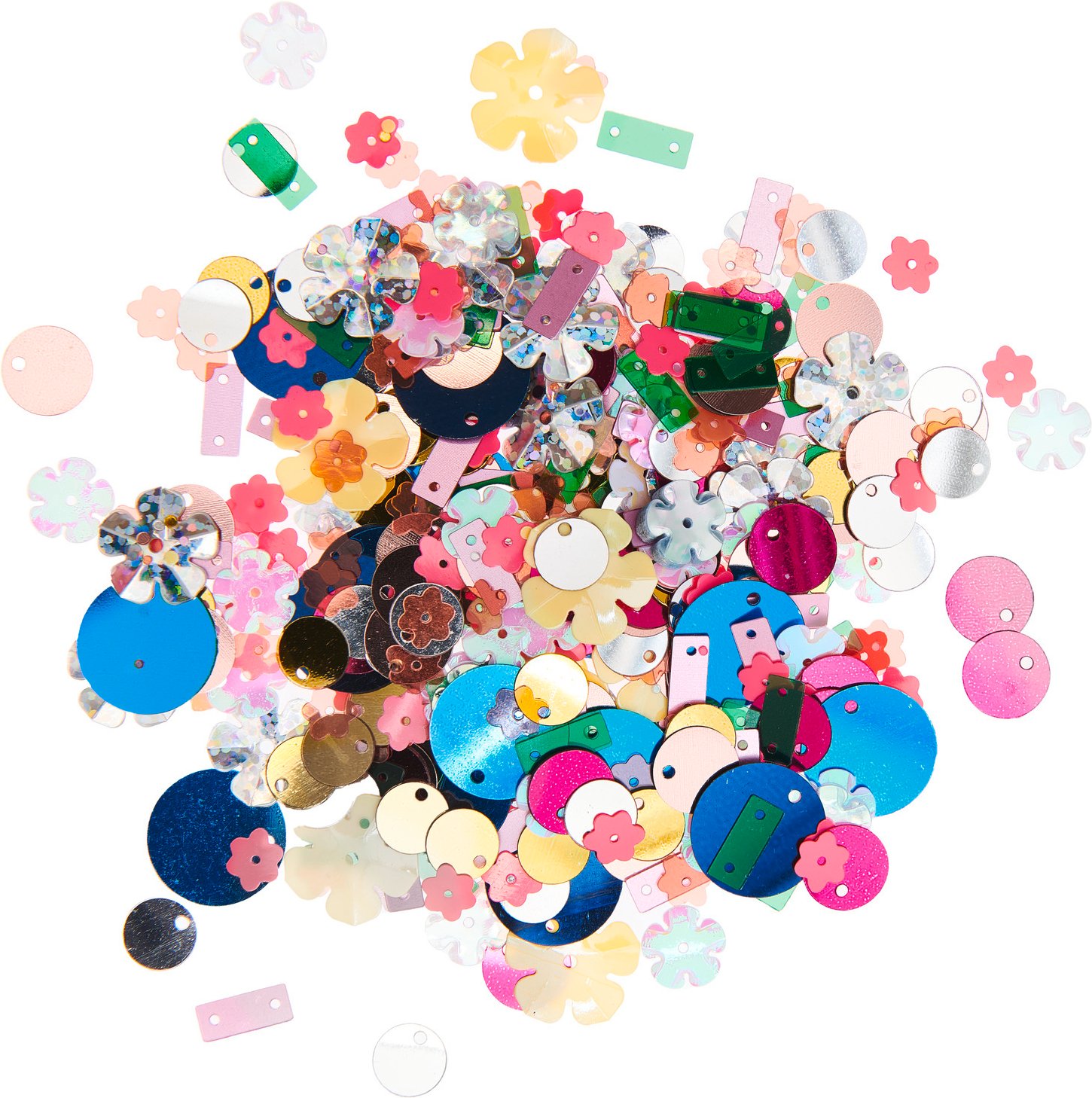 Rico Design Pailletten-Set Formenmix multicolor 14g