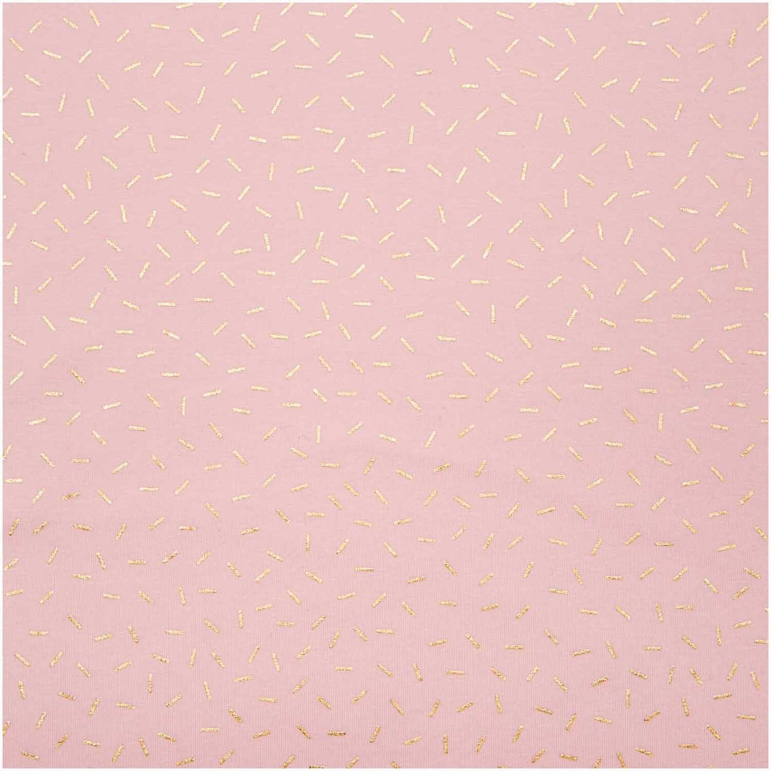 Rico Design Jerseystoff Striche rosa 145cm