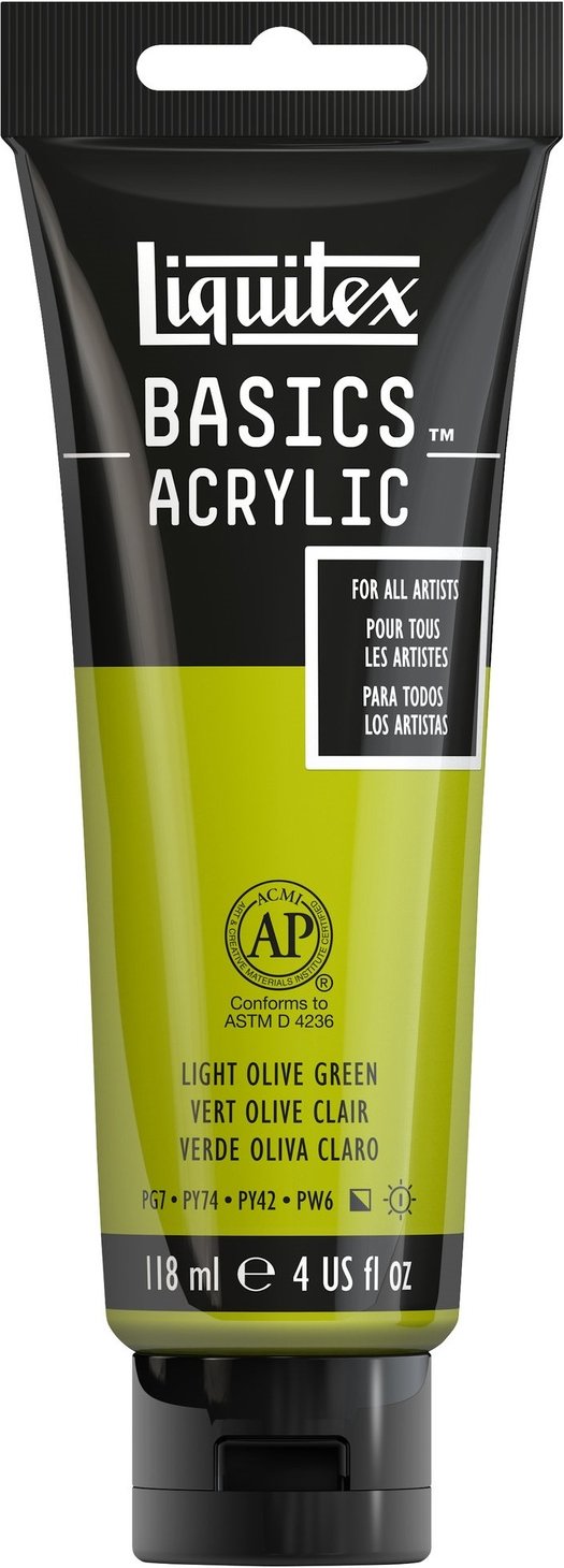 Liquitex Basics Acrylfarbe 118ml Olivgrün Hell