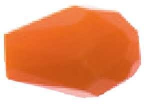 Rico Design Glasschliffperle orange 5x4mm 15 Stück