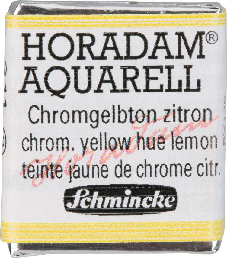Schmincke HORADAM Aquarellfarbe 1/2 Näpfchen Chromgelbton zitron