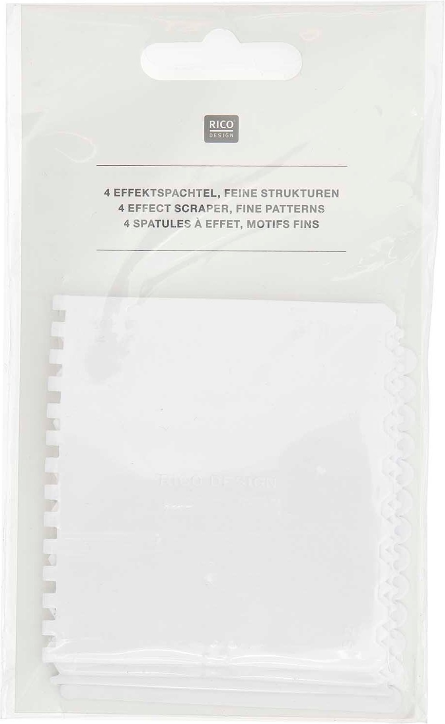 Rico Design Effektspachtel Set fein 4 Stück