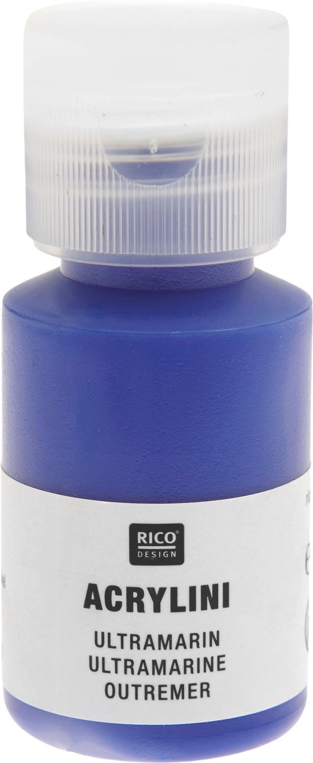 Rico Design Acrylini Acrylfarbe Ultramarin