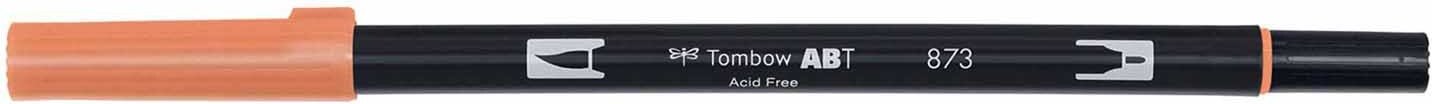Tombow ABT Dual Brush Pen Coral 873