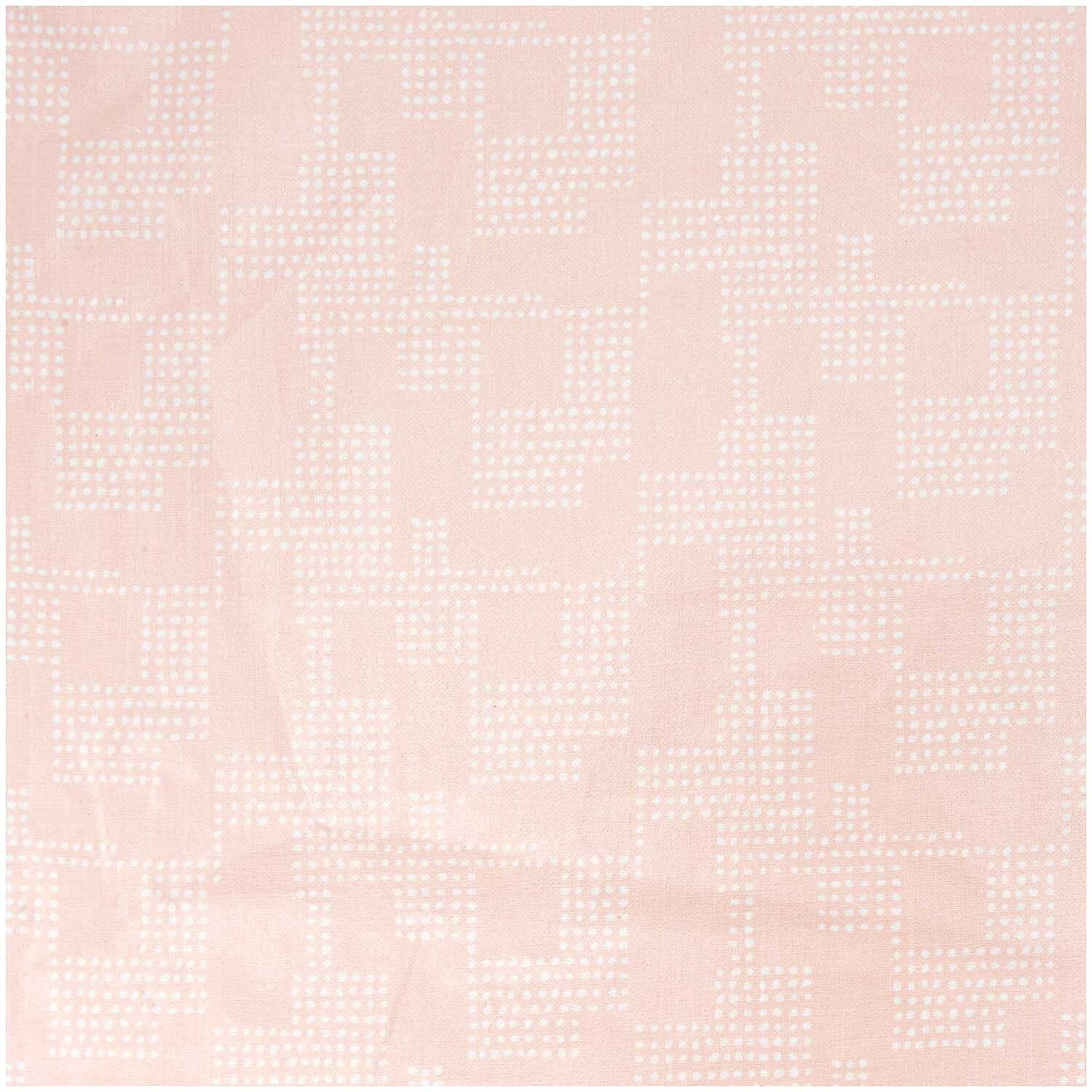 Rico Design Druckstoff grafisches Muster altrosa 140cm beschichtet