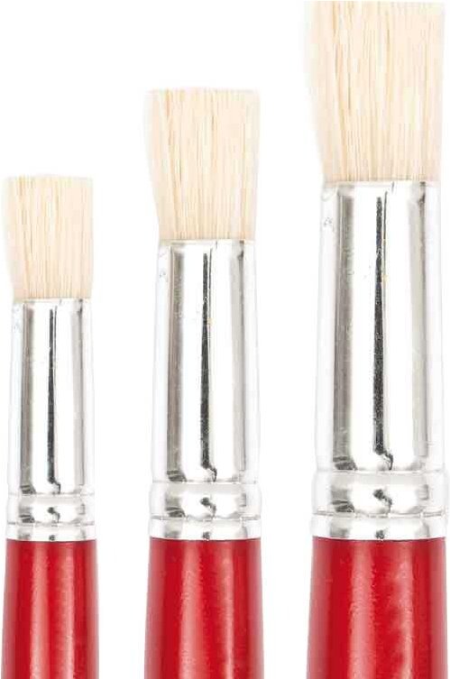 Rico Design Art School Borsten Schablonierpinsel kurz 10